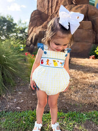 Girls Smocked Circle of Life Bubble