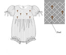PRE ORDER Girls Smocked & Bullion Stitch Lead Me to the Cross Bubble | ETA to LBS: FEBRUARY