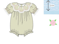 PRE ORDER Girls Heirloom Springtime Keepsake Light Green Bubble | ETA to LBS: FEBRUARY