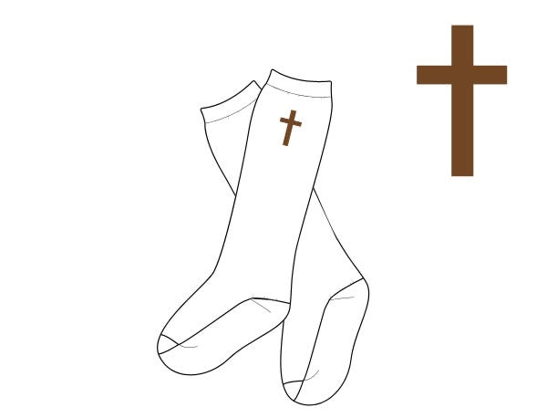 PRE ORDER Boys Lead Me to the Cross Knee High Socks | ETA to LBS: FEBRUARY