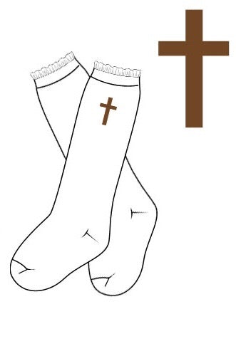 PRE ORDER Girls Lead Me to the Cross Knee High Socks | ETA to LBS: FEBRUARY