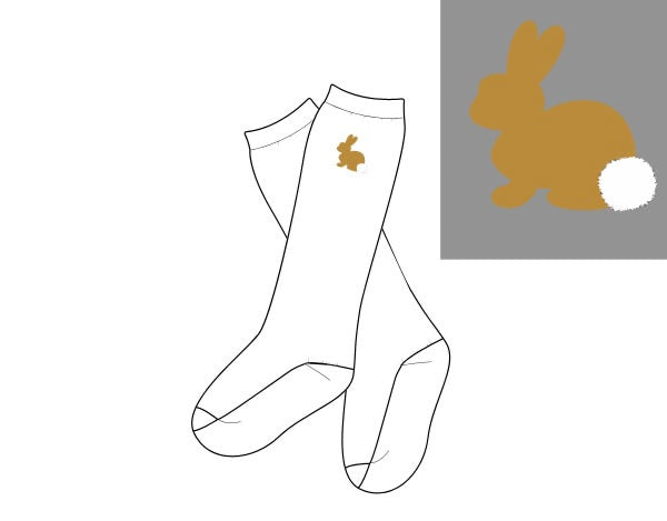 PRE ORDER Boys Bunny Knee High Socks | ETA to LBS: FEBRUARY