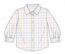 PRE ORDER Boy’s Simply Sweet Plaid Button Down Polo | ETA to LBS: FEBRUARY