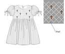 PRE ORDER Girls Smocked & Bullion Stitch Lead Me to the Cross Bloomer Set & Dress | ETA to LBS: FEBRUARY
