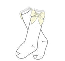 PRE ORDER Girls Yellow Bow Knee High Socks | ETA to LBS: FEBRUARY
