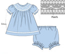 PRE ORDER Girls Smocked Timeless Treasures Heirloom Bloomer Set & Dress | ETA to LBS: FEBRUARY