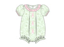 PRE ORDER Girls Hand Embroidered Bunny Meadow Bubble | ETA to LBS: FEBRUARY
