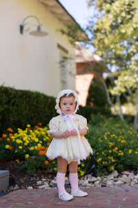 PRE ORDER Girls Smocked Sweet Grace Heirloom Bloomer Set & Dress | ETA to LBS: FEBRUARY