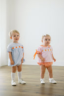 PRE ORDER Boys Smocked Pumpkins Bubble | ETA to LBS: SEPTEMBER
