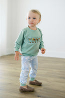 PRE ORDER Boys Smocked Little Sportsman Jogger Set | ETA to LBS: SEPTEMBER