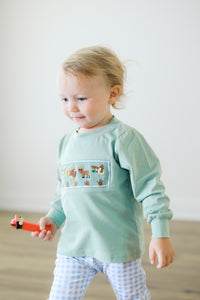 PRE ORDER Boys Smocked Little Sportsman Jogger Set | ETA to LBS: SEPTEMBER