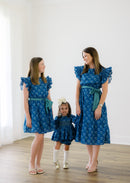 PRE ORDER Women’s Blue Willow Midi Dress | ETA to LBS: SEPTEMBER