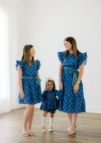 PRE ORDER Women’s Blue Willow Midi Dress | ETA to LBS: SEPTEMBER