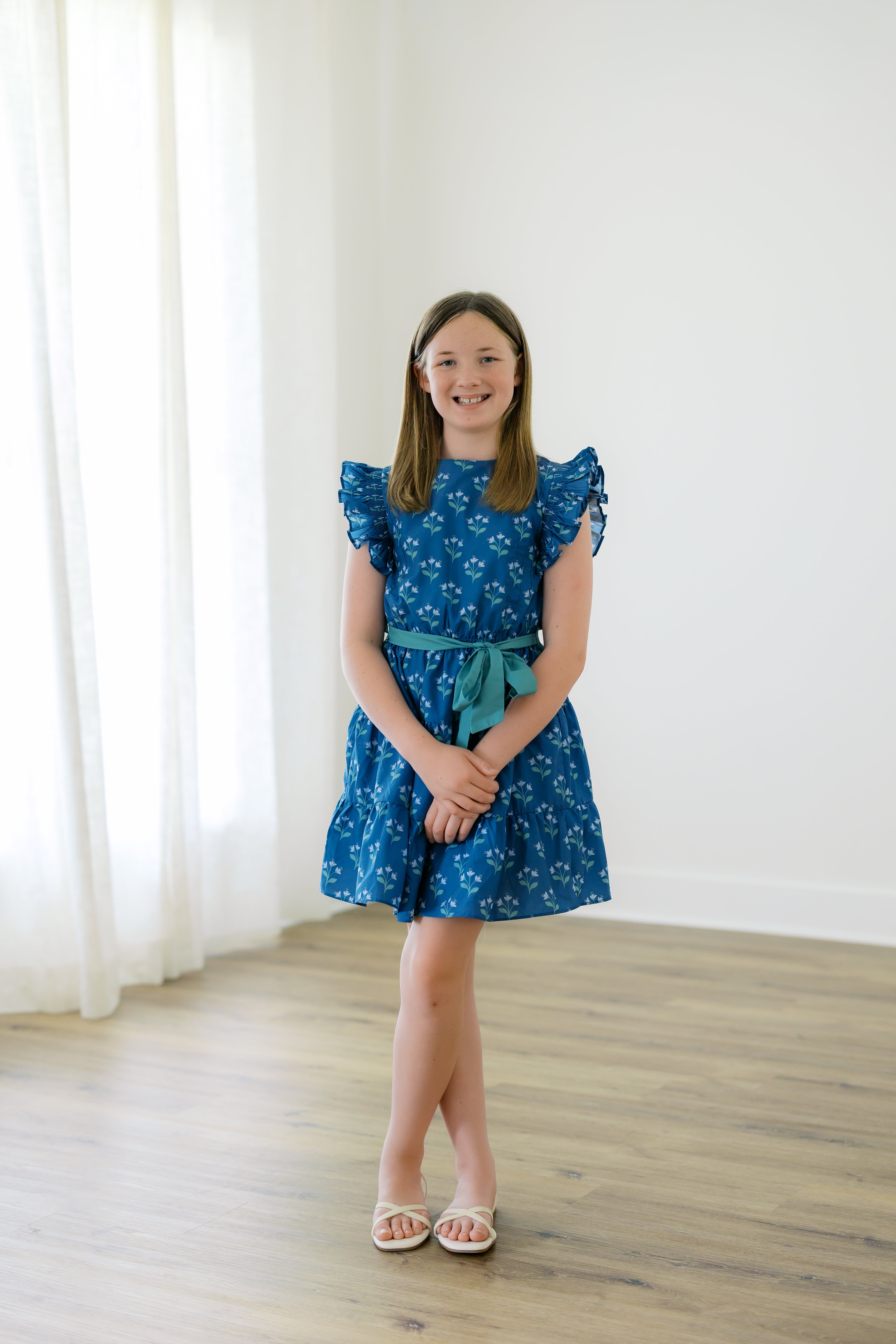 PRE ORDER Girls Blue Willow Dress | ETA to LBS: SEPTEMBER