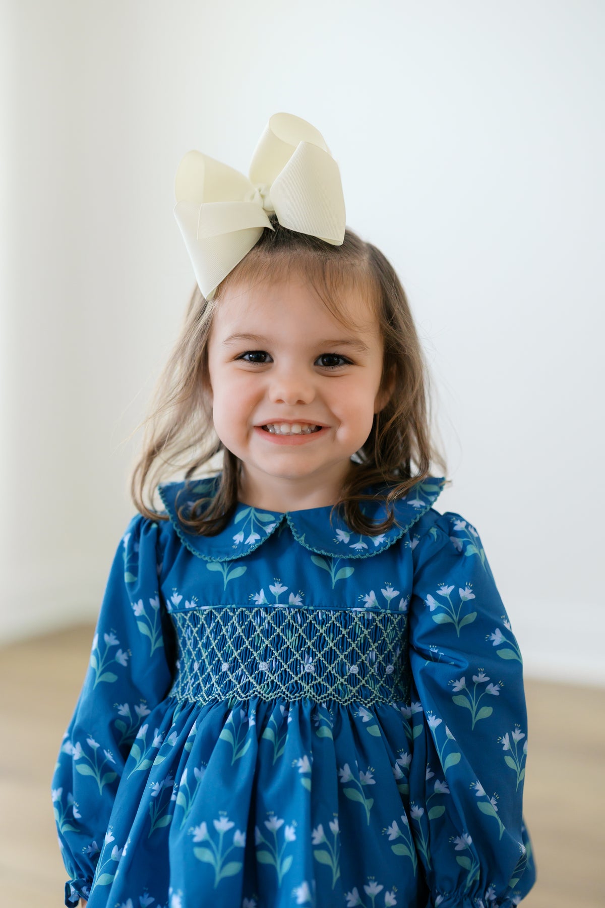 Girls Blue Willow Bloomer Set & Dress