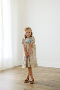 PRE ORDER Girls Petal Collar Autumn Blues Bloomer Set & Dress | ETA to LBS: SEPTEMBER