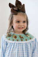 PRE ORDER Girls Smocked Little Sportsman Bloomer Set | ETA to LBS: SEPTEMBER