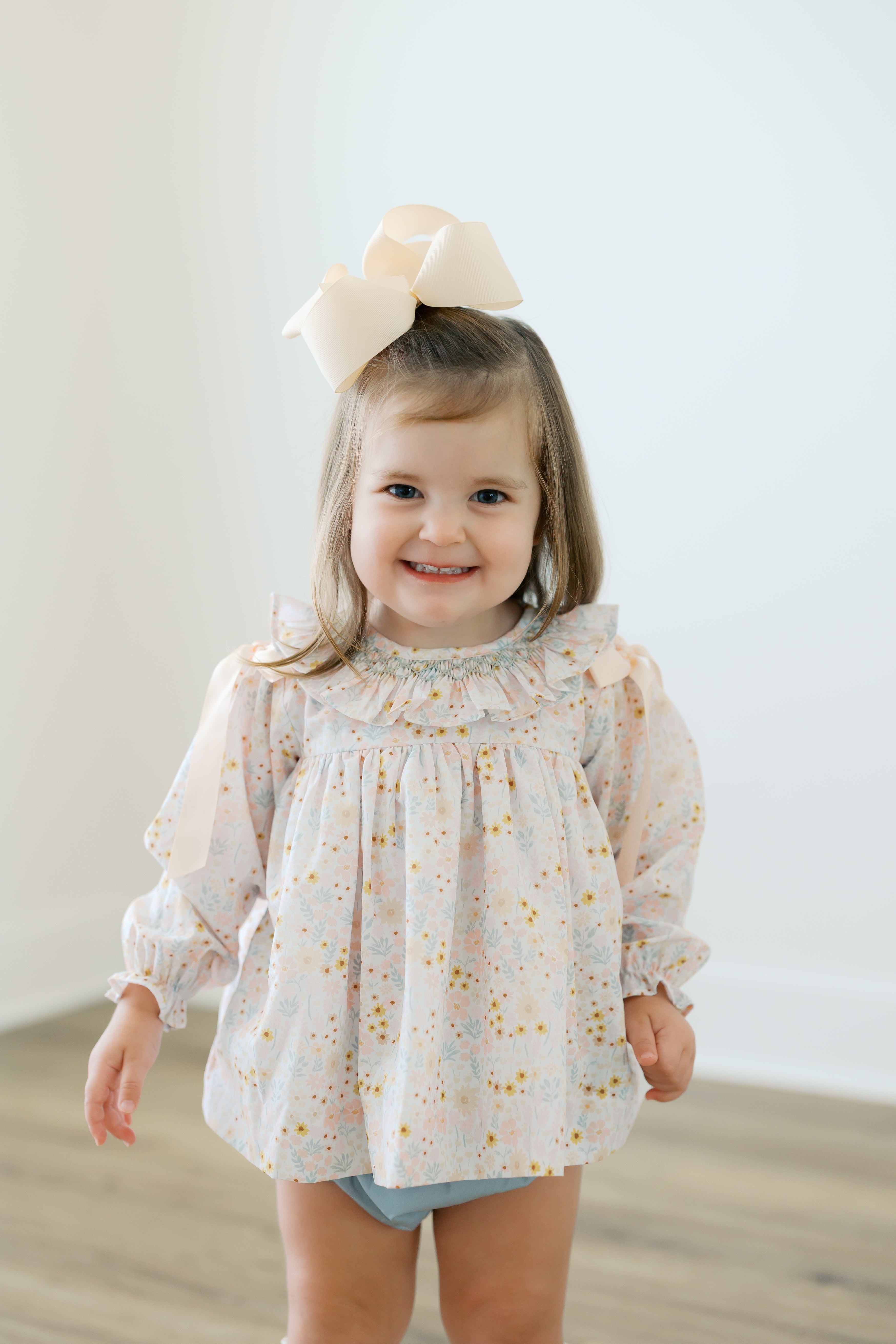 Girls Country Harvest Blooms Bloomer Set & Dress