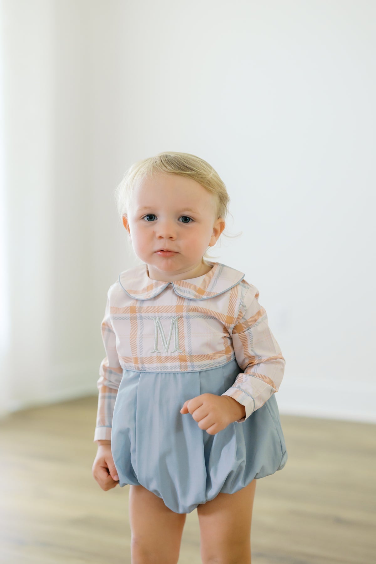 Boys Country Harvest Plaid Bubble