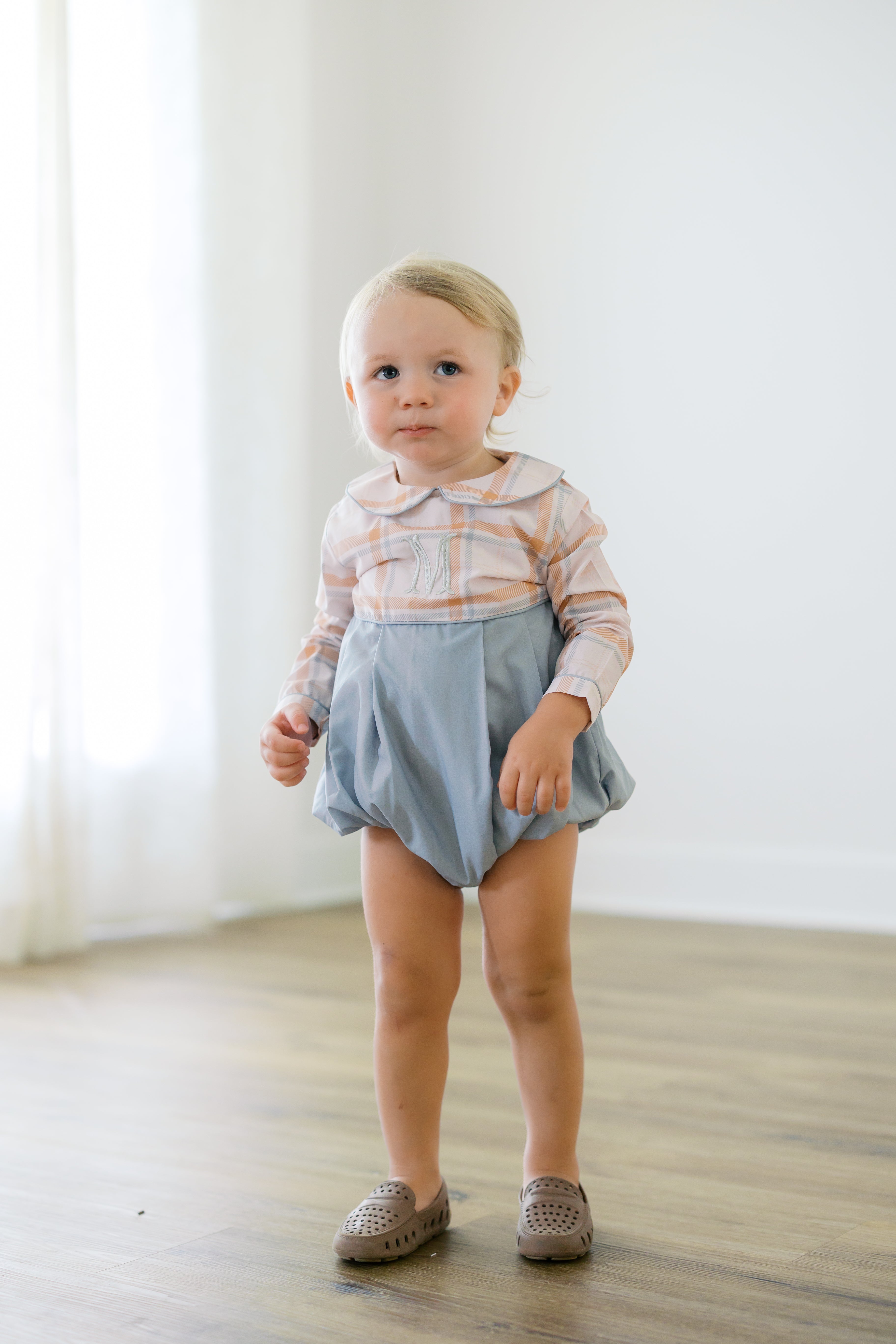 PRE ORDER Boys Country Harvest Plaid Bubble | ETA to LBS: SEPTEMBER