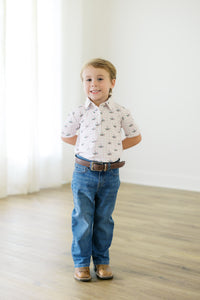 PRE ORDER Boys & Men’s Gingham Mallards Polo | ETA to LBS: SEPTEMBER