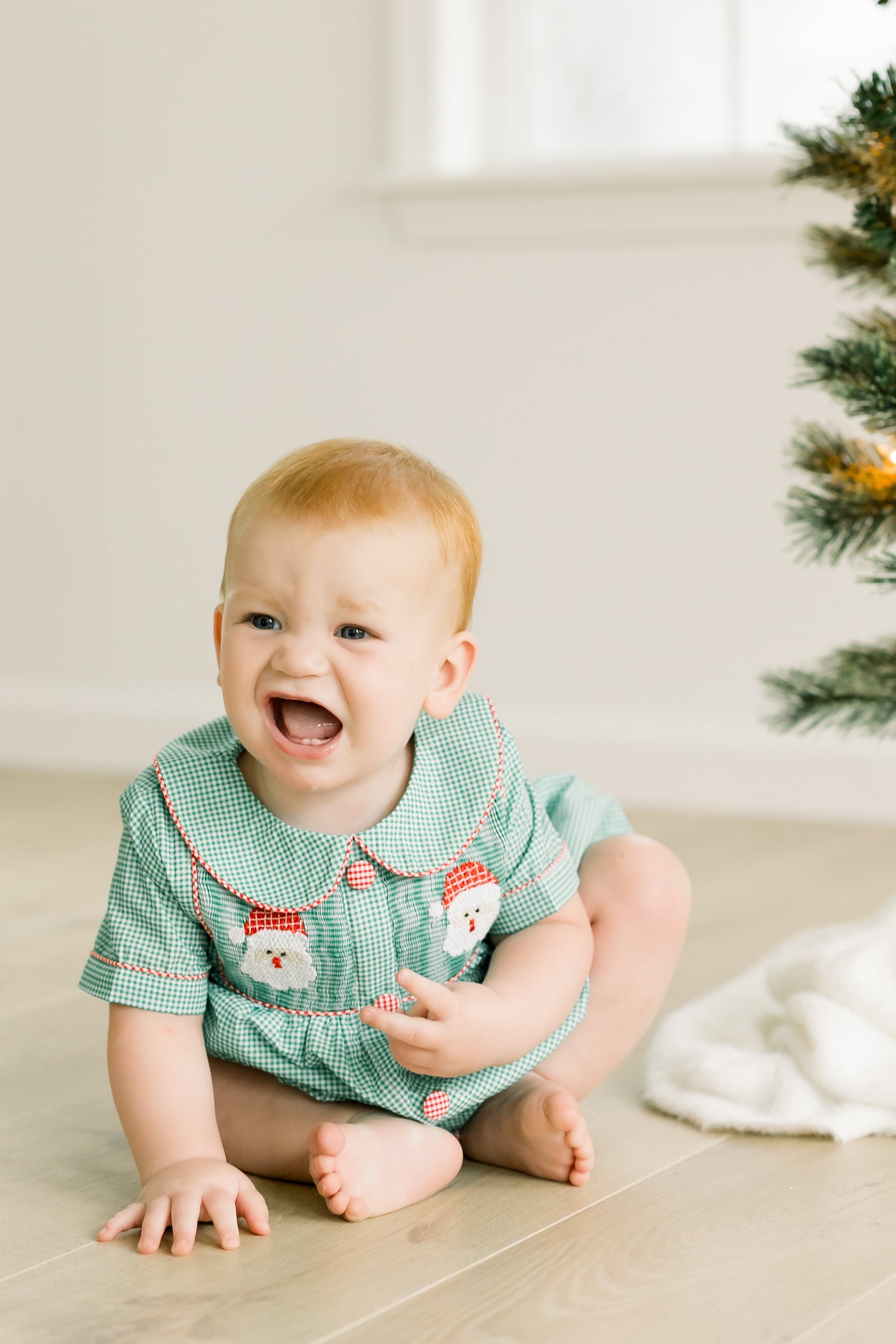 PRE ORDER Boys Smocked Jolly Old St Nicholas Bubble | ETA to LBS: OCTOBER