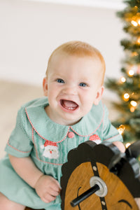 PRE ORDER Boys Smocked Jolly Old St Nicholas Bubble | ETA to LBS: OCTOBER