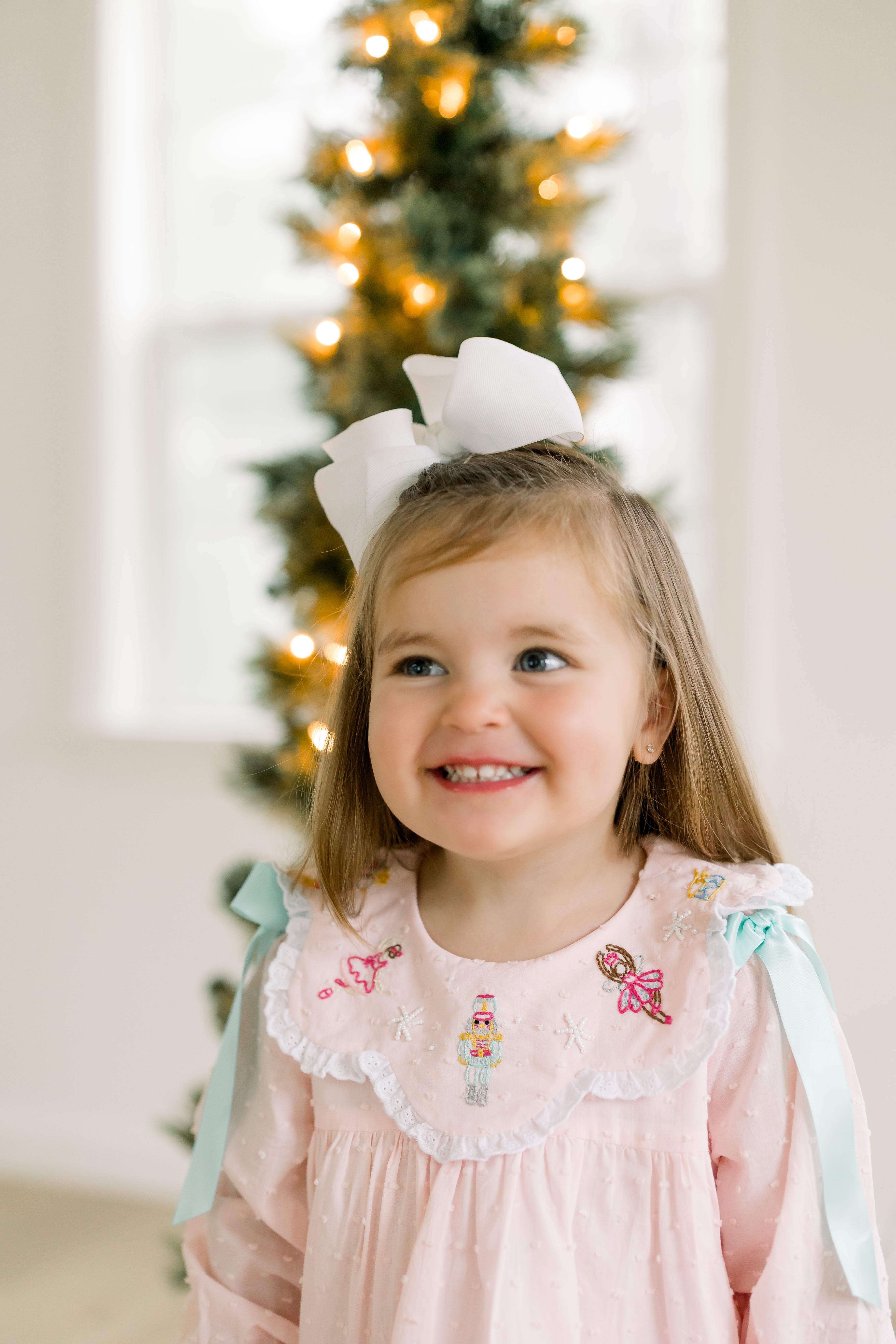 PRE ORDER Girls Hand Embroidered Sugar Plum Dreams Bubble | ETA to LBS: OCTOBER