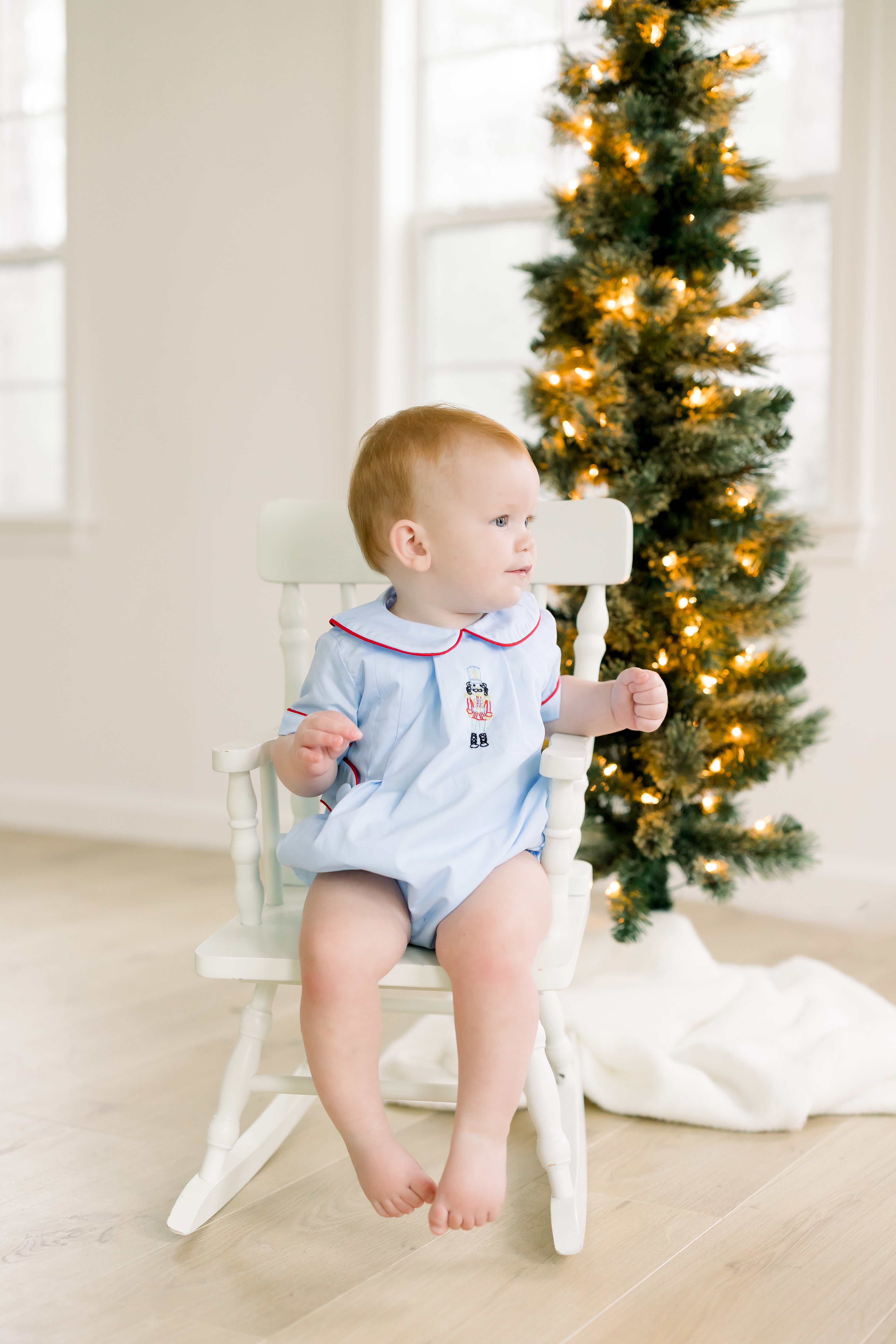 PRE ORDER Boys Hand Embroidered Nutcracker Bubble | ETA to LBS: OCTOBER