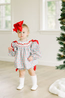 PRE ORDER Girls Smocked Wrapped with a Bow Bloomer Set & Dress | ETA to LBS: OCTOBER