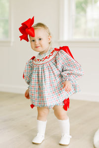 PRE ORDER Girls Smocked Wrapped with a Bow Bloomer Set & Dress | ETA to LBS: OCTOBER
