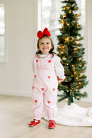 PRE ORDER Girls Candy Cane Lane Long Romper | ETA to LBS: OCTOBER