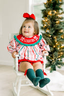 PRE ORDER Girls Custom Smock Merry & Bow Bright Bloomer Set | ETA to LBS: OCTOBER