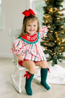 PRE ORDER Girls Custom Smock Merry & Bow Bright Bloomer Set | ETA to LBS: OCTOBER