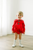 PRE ORDER Boys Hand Embroidered Mistletoe Bubble | ETA to LBS: OCTOBER