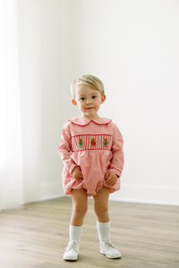 PRE ORDER Boys Smocked Vintage Gingerbreads Bubble | ETA to LBS: OCTOBER