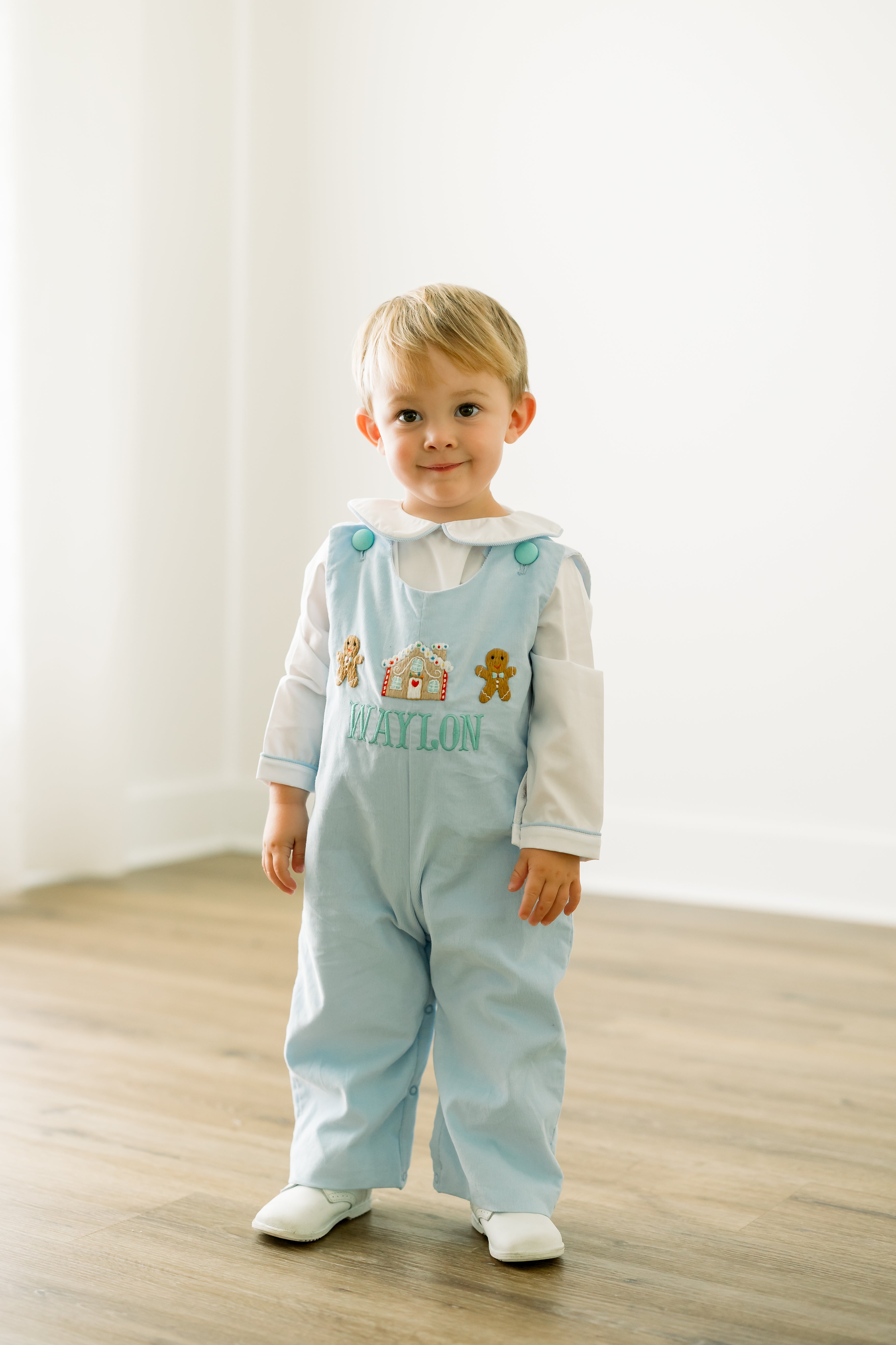 PRE ORDER Boys Hand Embroidered Gingerbread Lane Longall | ETA to LBS: OCTOBER
