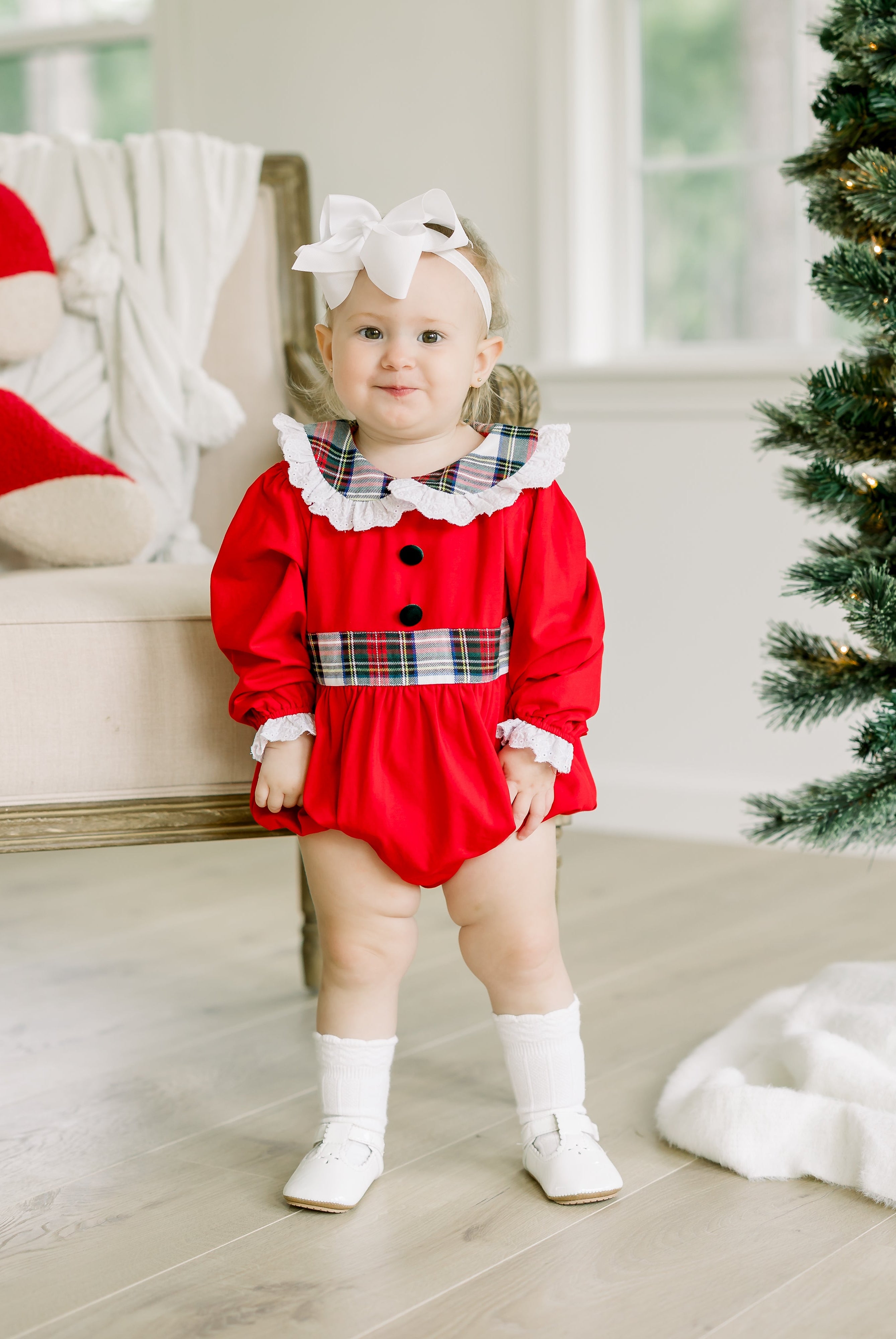PRE ORDER Girls Tartan Plaid Bubble | ETA to LBS: OCTOBER