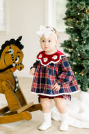 PRE ORDER Girls French Knot Vintage Christmas Dreams Bloomer Set & Dress | ETA to LBS: OCTOBER