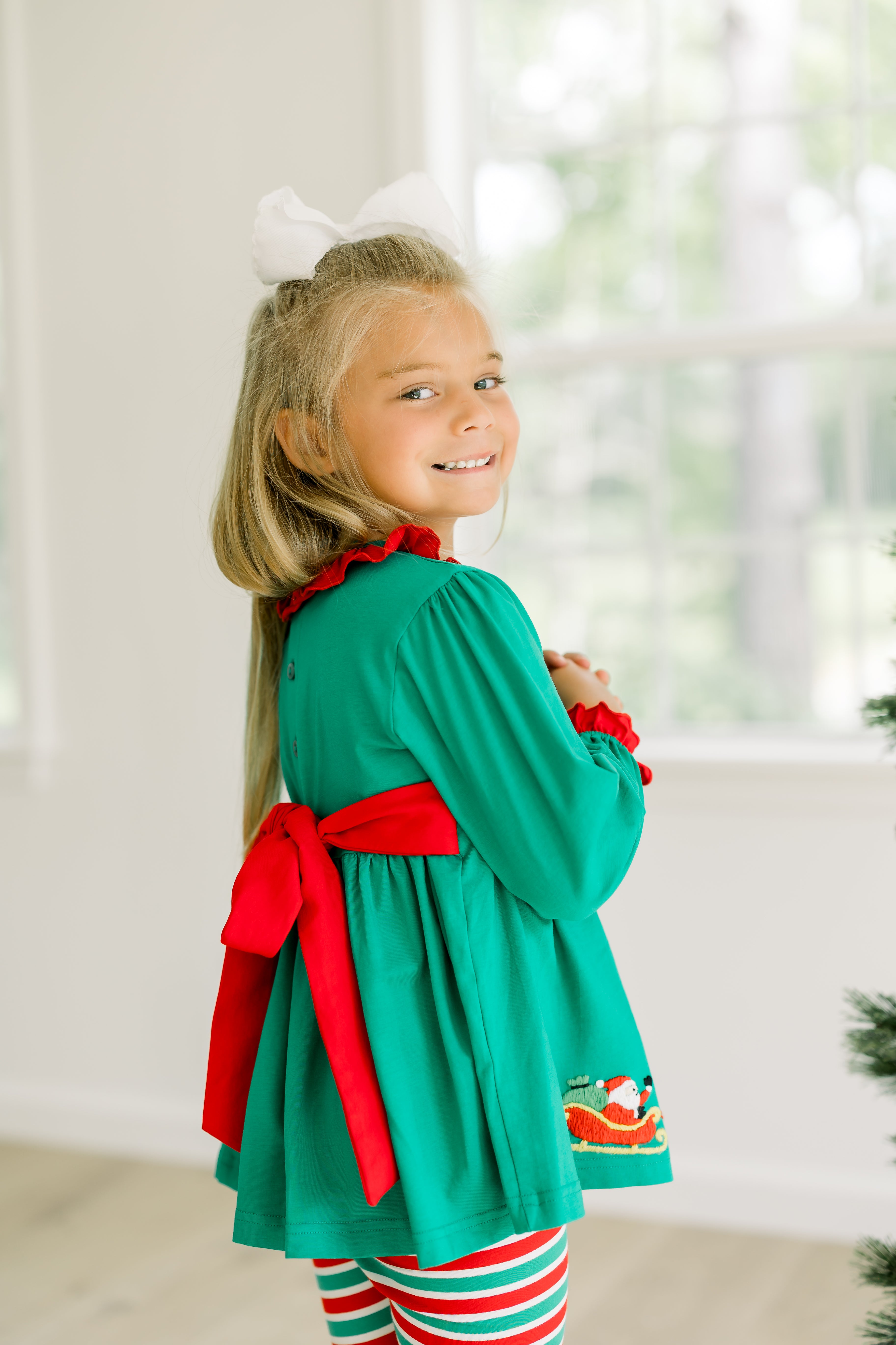 PRE ORDER Girls Smocked I Believe Legging Set | ETA to LBS: OCTOBER