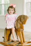 PRE ORDER Girls Custom Smock Candyland Christmas Skirted Bubble | ETA to LBS: OCTOBER