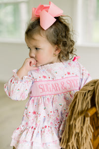 PRE ORDER Girls Custom Smock Candyland Christmas Bloomer Set & Dress | ETA to LBS: OCTOBER