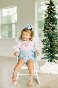 PRE ORDER Girls Hand Embroidered Gingerbread Lane Bubble | ETA to LBS: OCTOBER