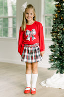 PRE ORDER Girls Tartan Plaid Skort Set  | ETA to LBS: OCTOBER