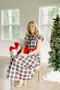 PRE ORDER Women’s Tartan Plaid Maxi Dress | ETA to LBS: OCTOBER