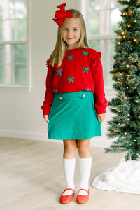 PRE ORDER Girls Crotchet Bows Skirt Set | ETA to LBS: OCTOBER
