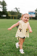 Girls French Knot Go, Fight, Win Bloomer Set