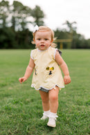 Girls French Knot Go, Fight, Win Bloomer Set