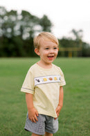 Boys Embroidered Team Spirit Short Set