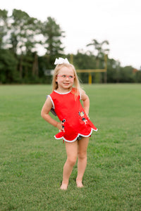 Girls French Knot Go, Fight, Win Bloomer Set